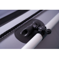 Лодка моторная килевая Kitt Boats 340 НДНД серо-черный